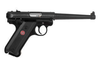 Ruger Mark IV Standard 22LR Pistol comes equipped with fixed sights